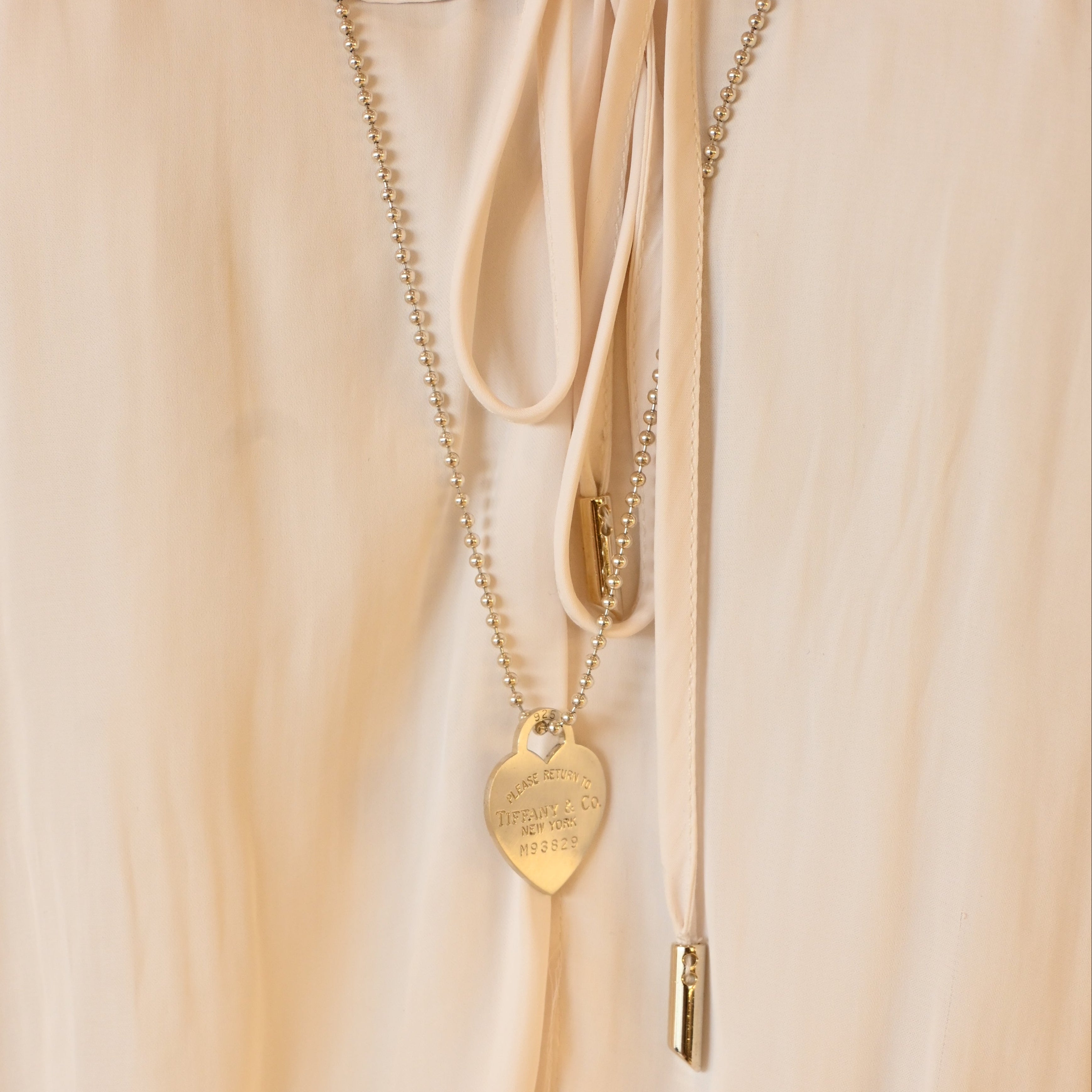 Tiffany & Co Return to Tiffany Large Heart Tag Long Necklace - Leluxe Vintage Sdn. Bhd.