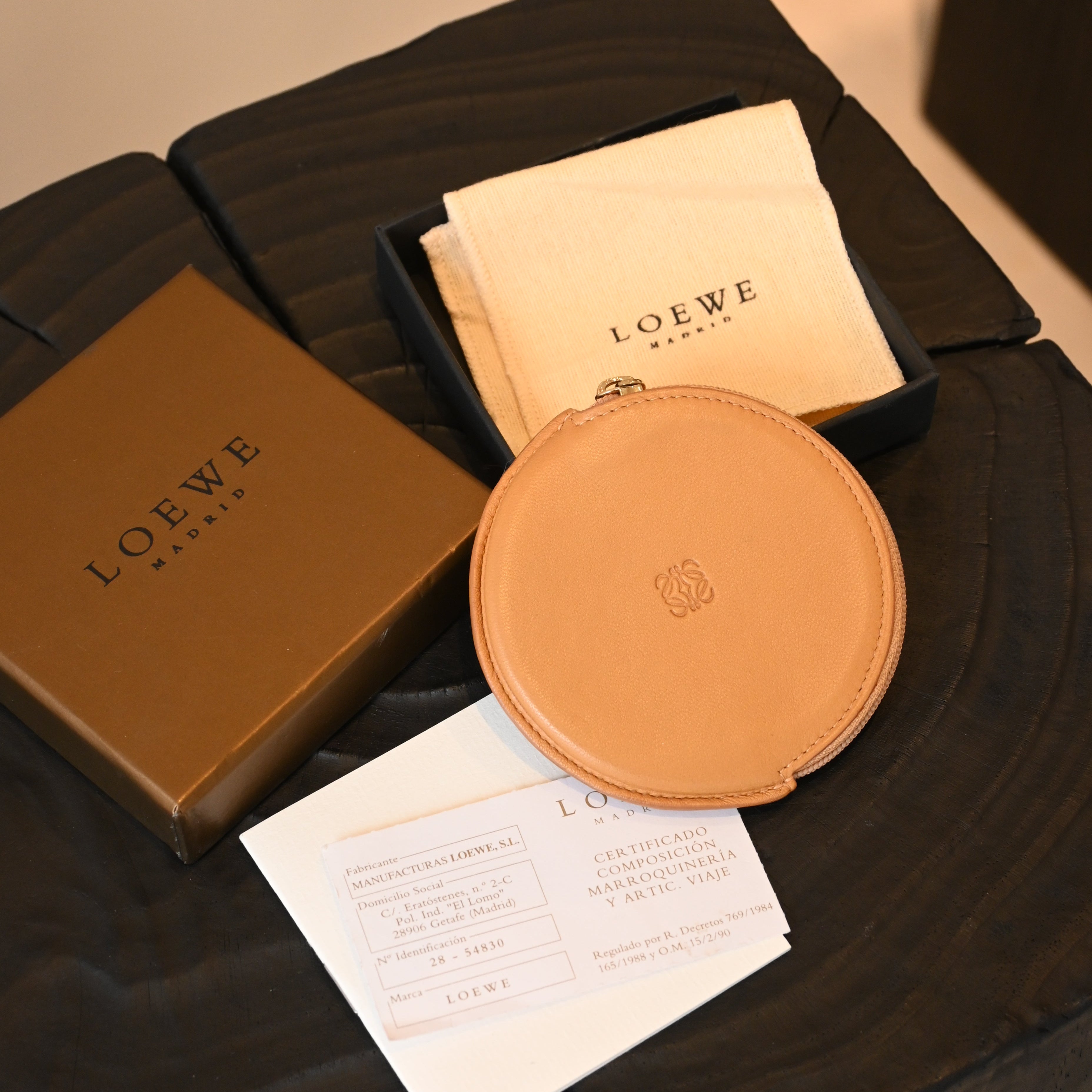 Loewe Anagram Round Coin Purse