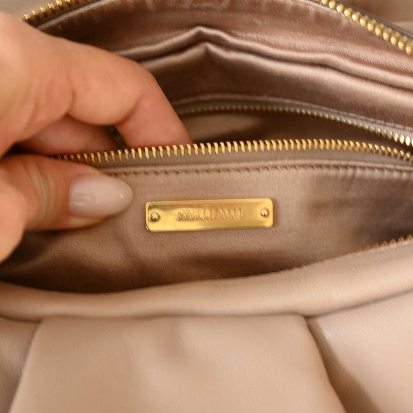 Miu Miu Knot Top Handle Bag