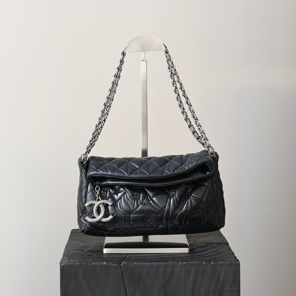 Chanel Paris Moscow Medium Noir Bag - Leluxe Vintage Sdn. Bhd.