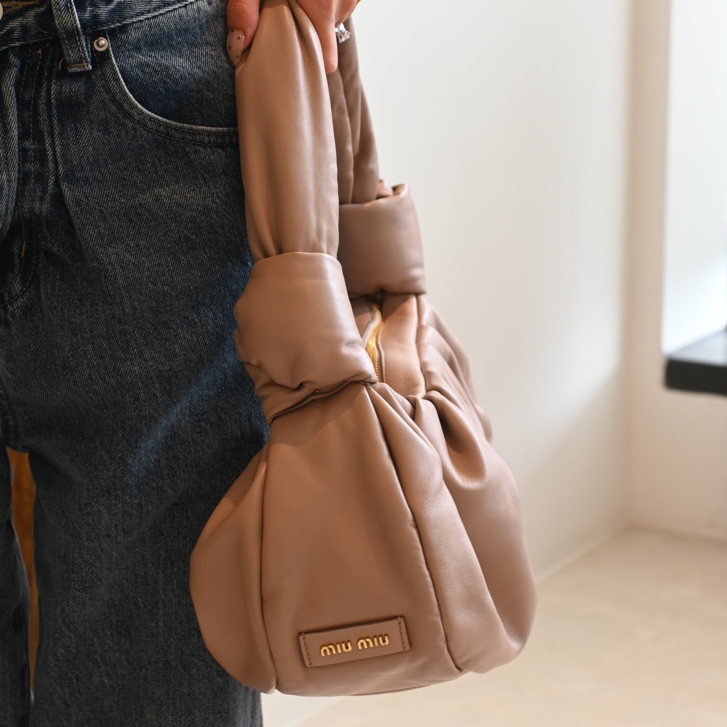 Miu Miu Knot Top Handle Bag