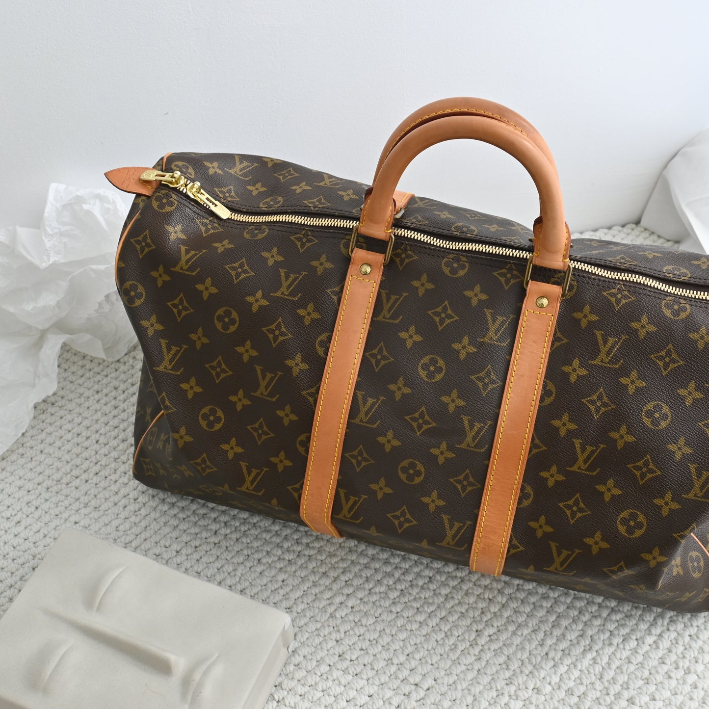 Louis Vuitton Keepall 50 Vintage 1985's