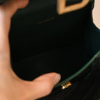 Balenciaga XS Crocodile Embossed Hourglass Top Handle Bag