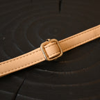 Leather Bag Strap Adjustable Beige