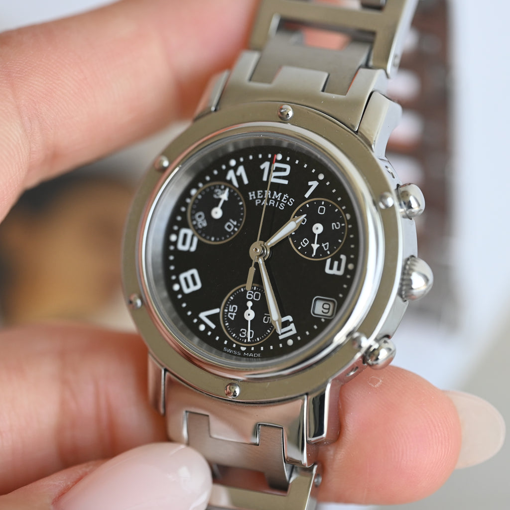 Hermes Clipper Chronograph CL1.310 - Leluxe Vintage Sdn. Bhd.