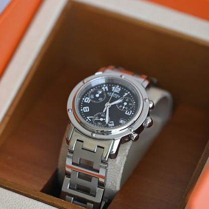 Hermes Clipper Chronograph CL1.310 - Leluxe Vintage Sdn. Bhd.