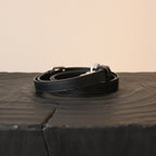 Leather Bag Strap Adjustable Crossbody Black
