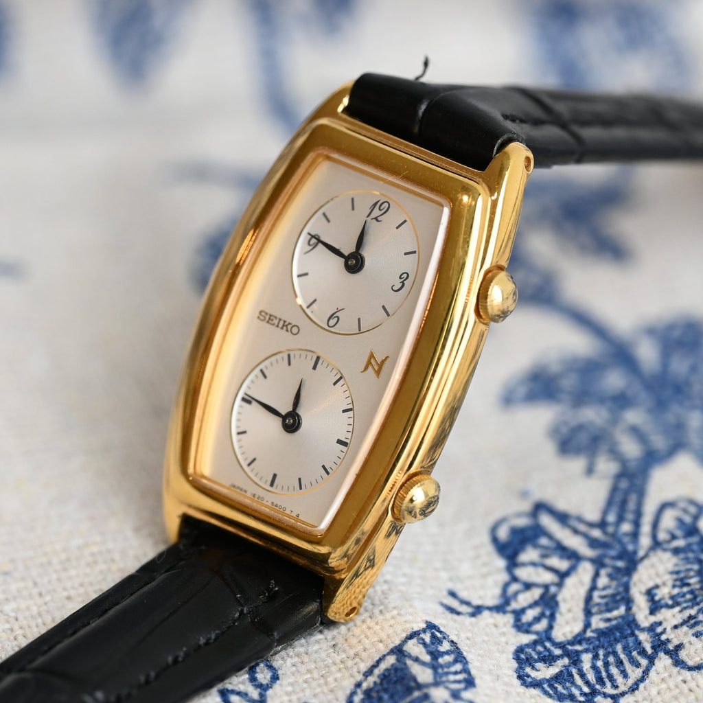 Seiko Noie Dual Time 1E20-3A00