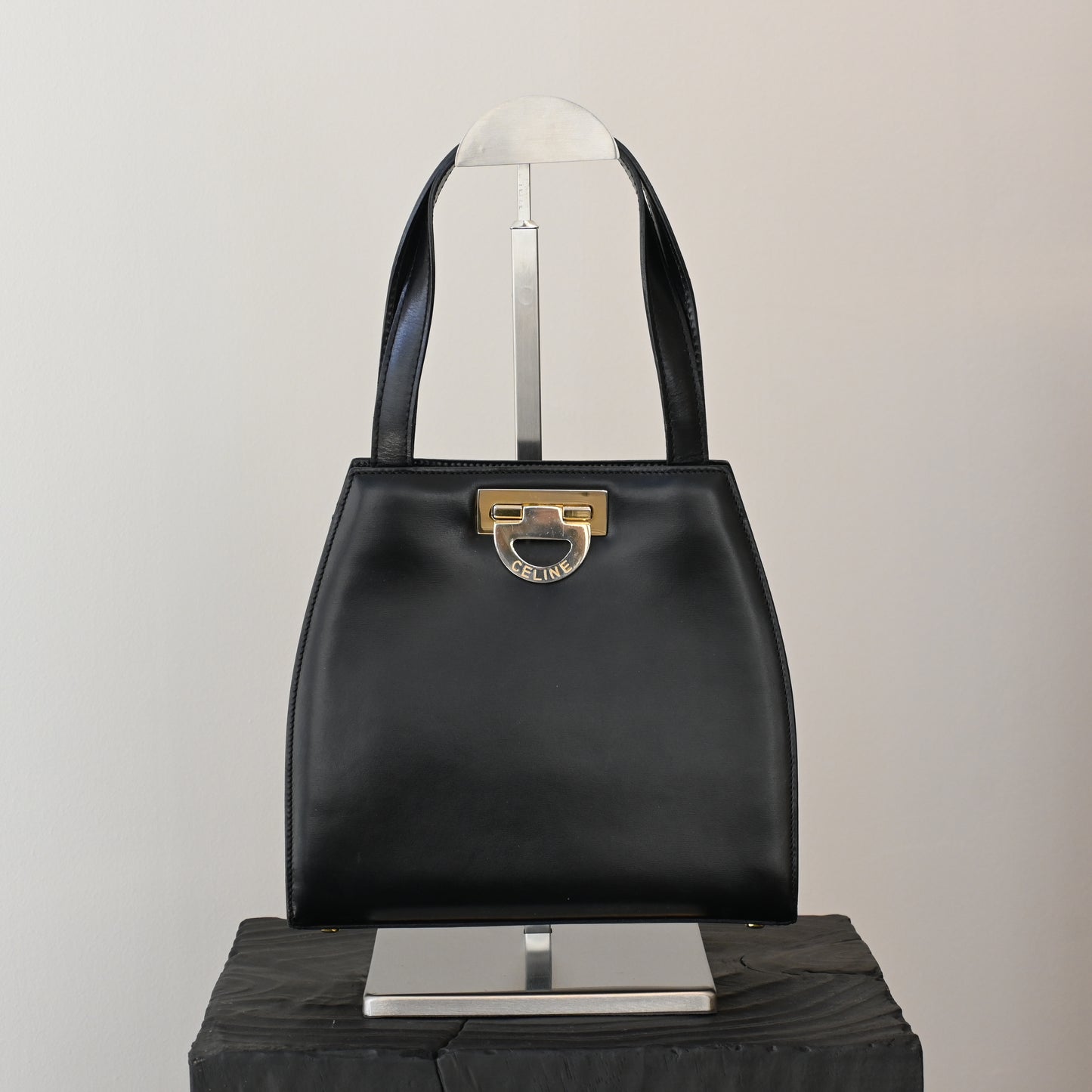 Celine Kelly Calfskin Black