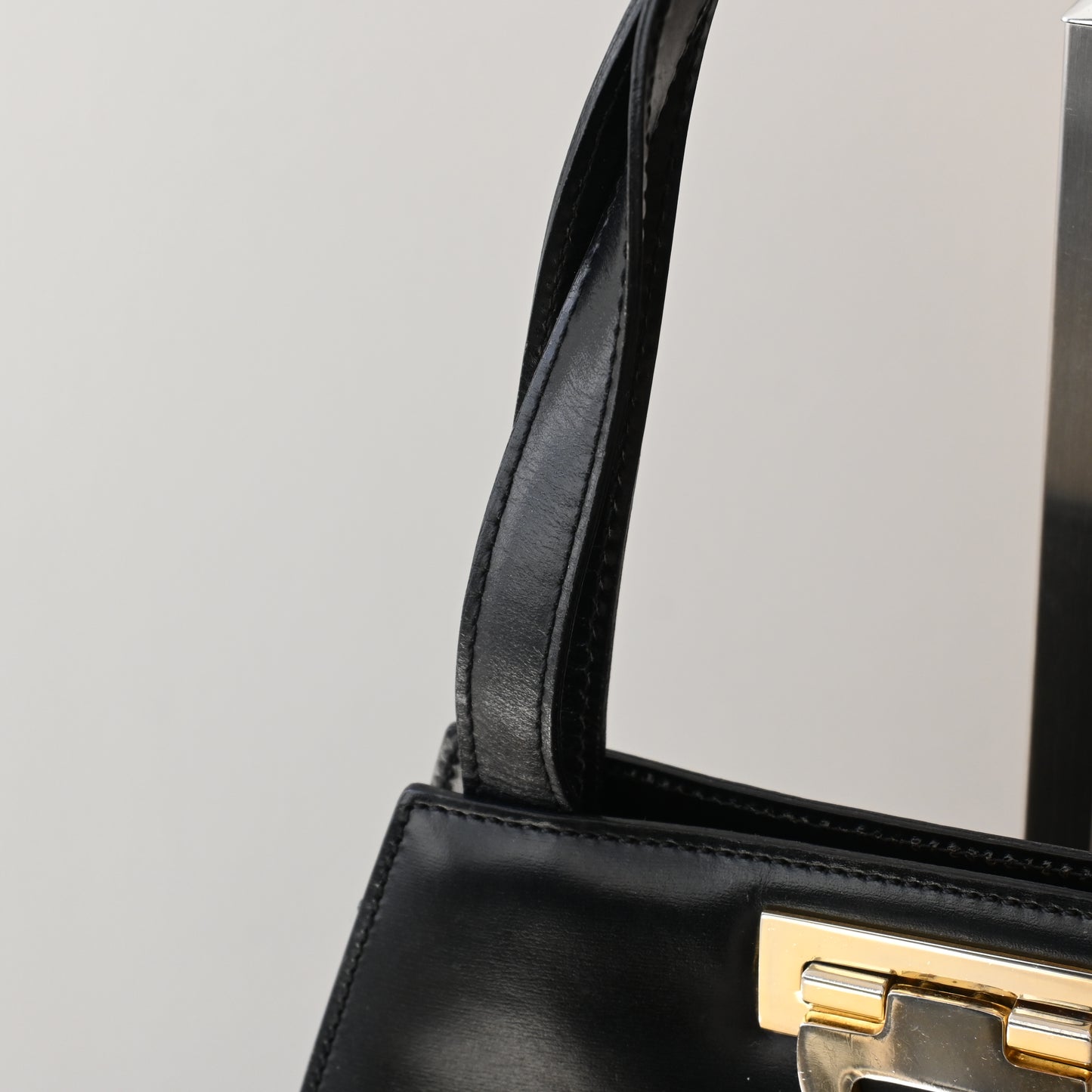Celine Kelly Calfskin Black
