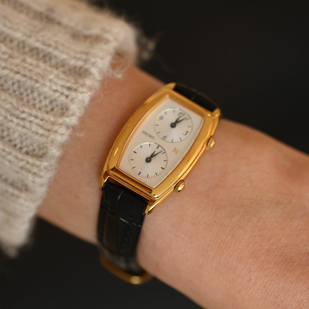 Seiko Noie Dual Time 1E20-3A00