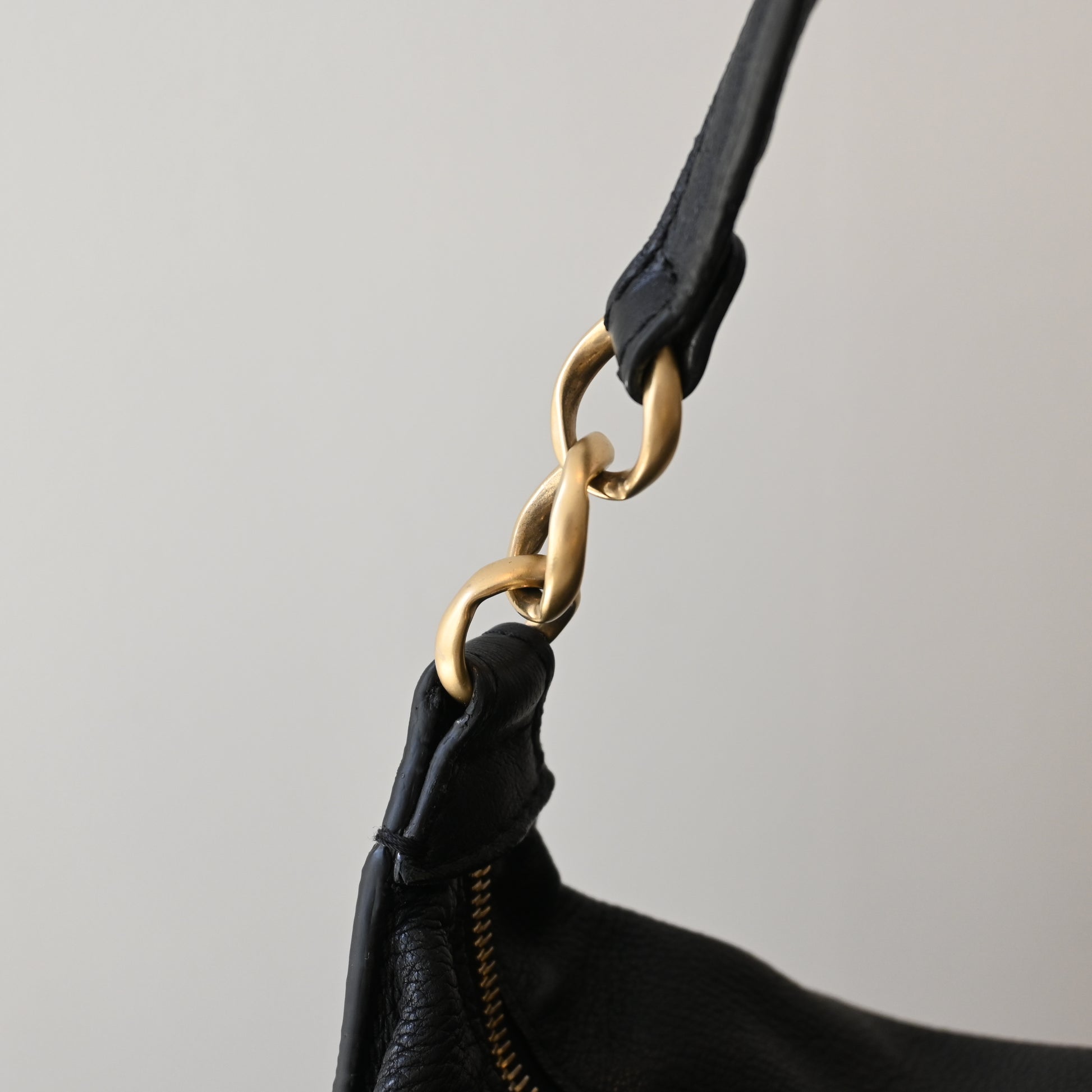 Chanel CC Hobo Black Grained Calfskin - Leluxe Vintage Sdn. Bhd.