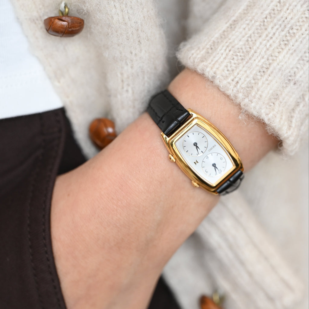 Seiko Noie Dual Time 1E20-3A00