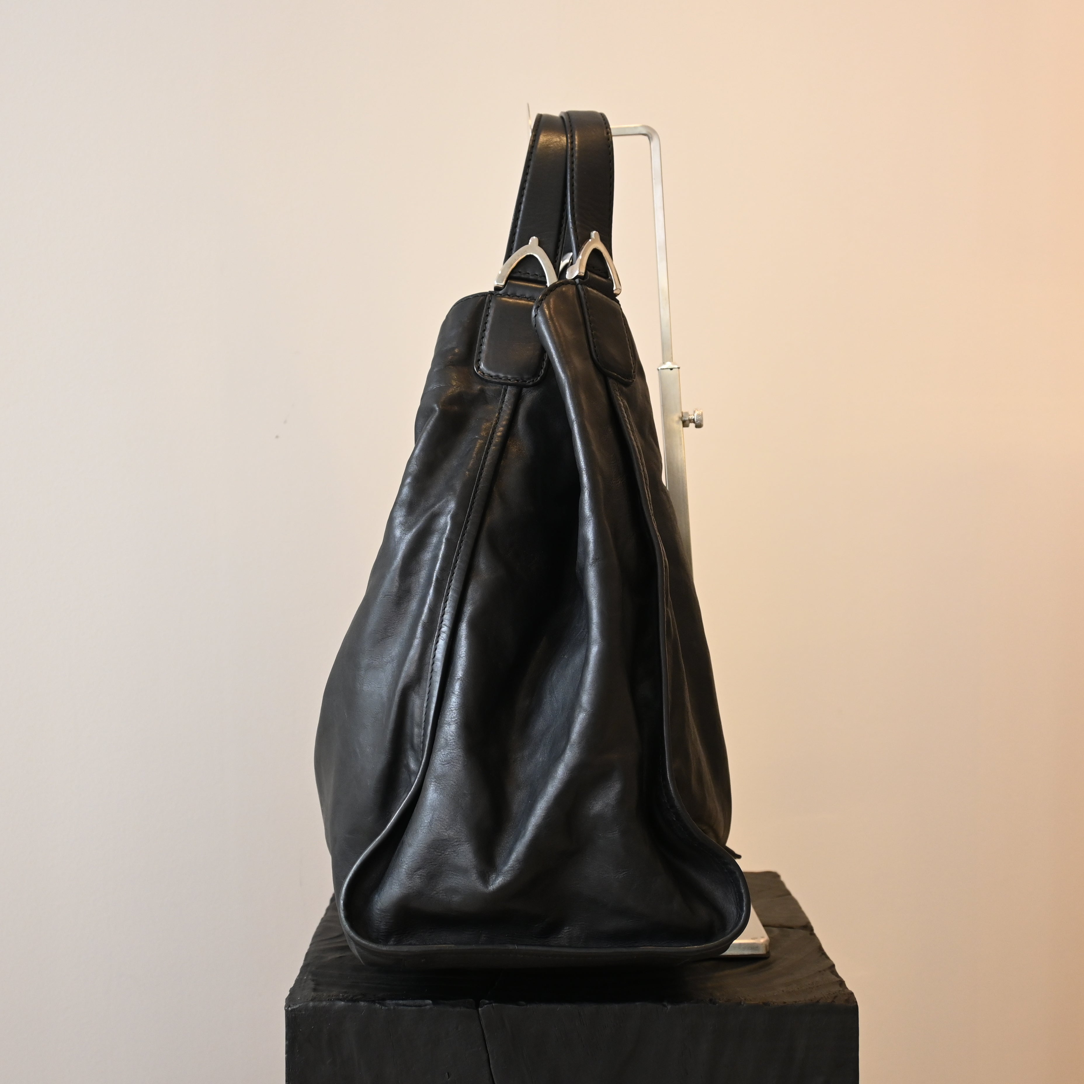 Gucci Soft Stirrup Calfskin Hobo Bag