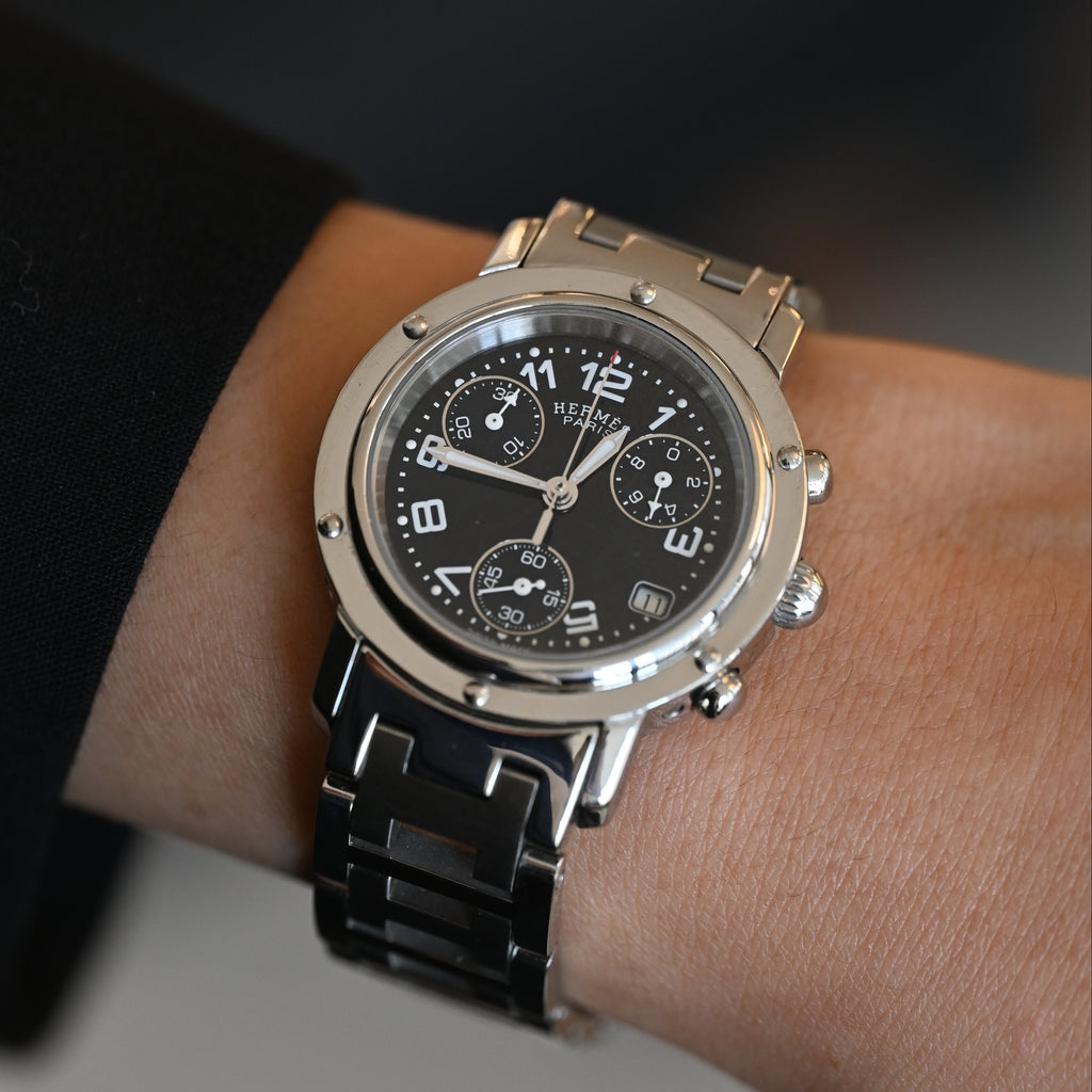 Hermes Clipper Chronograph CL1.310 - Leluxe Vintage Sdn. Bhd.