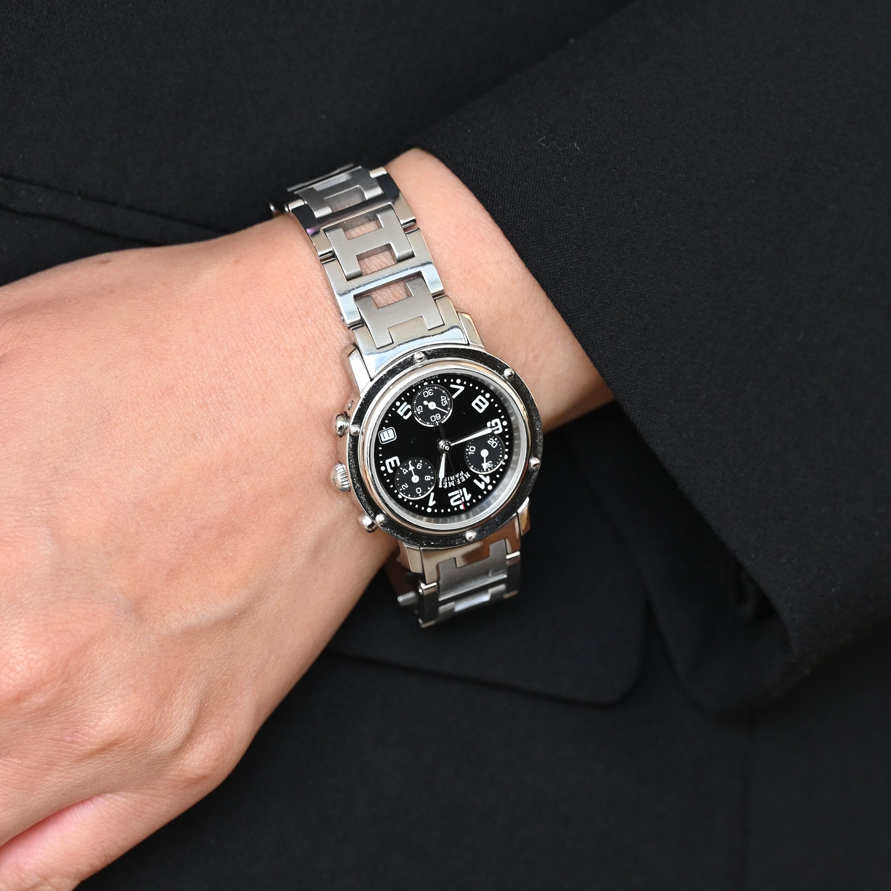 Hermes Clipper Chronograph CL1.310 - Leluxe Vintage Sdn. Bhd.