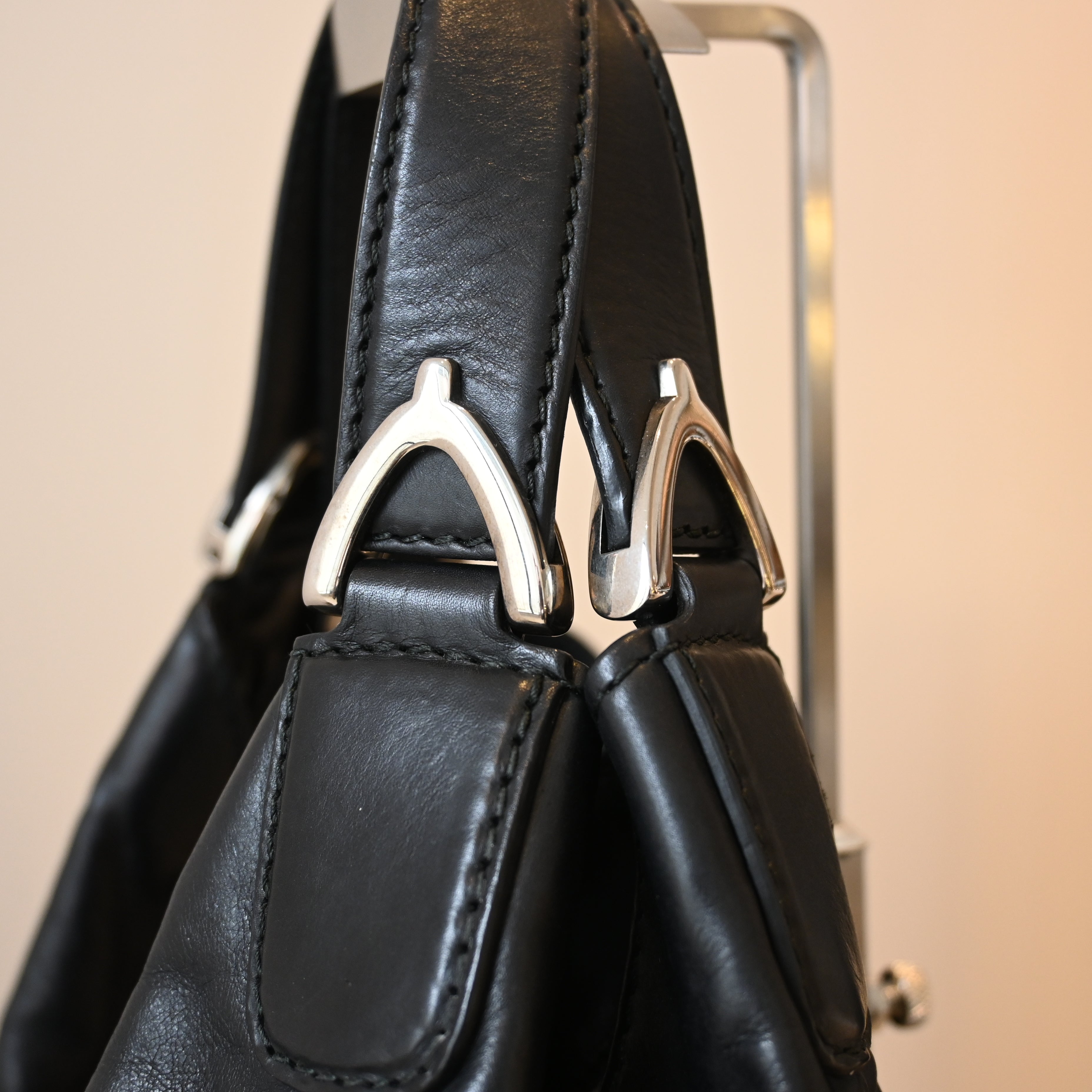 Gucci Soft Stirrup Calfskin Hobo Bag