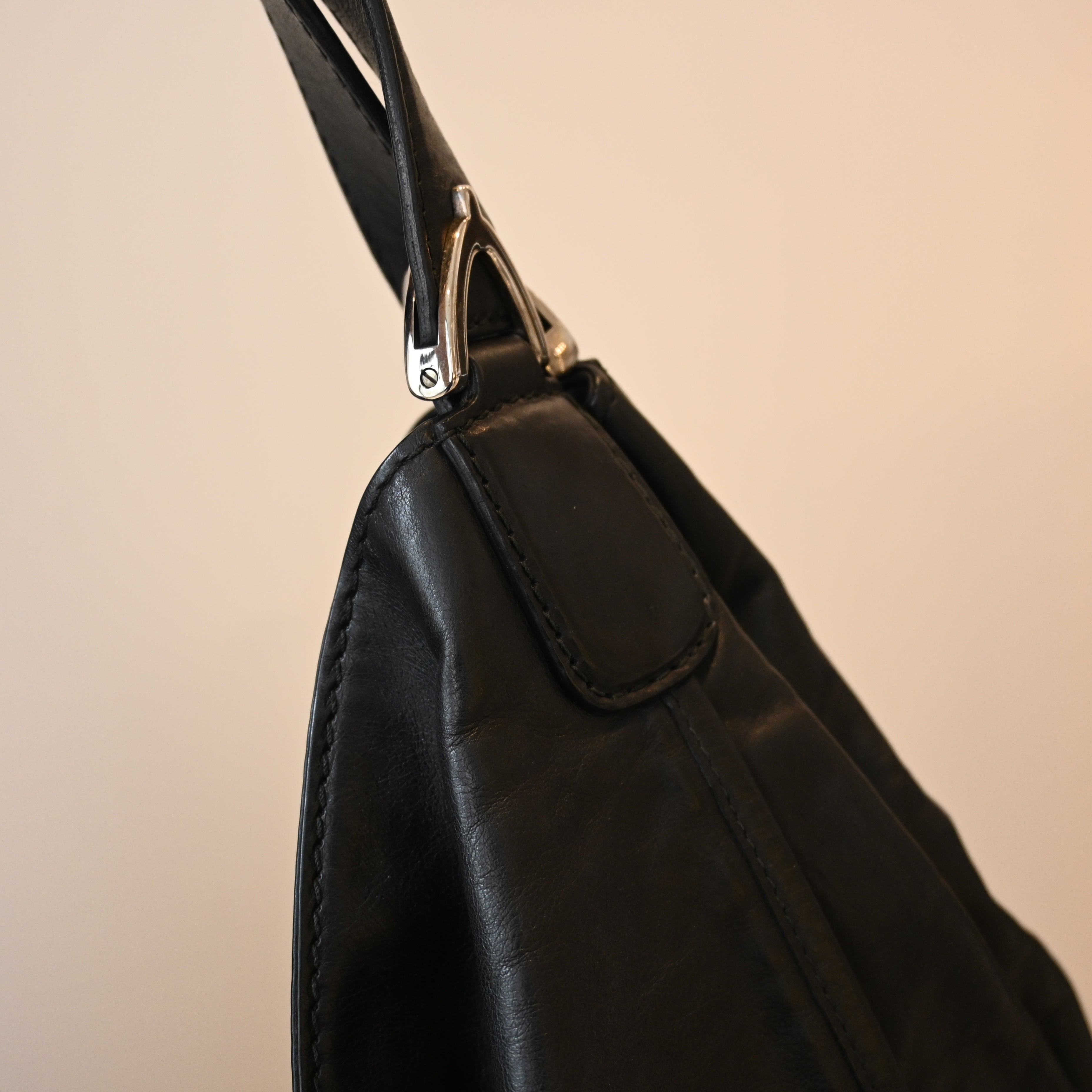Gucci Soft Stirrup Calfskin Hobo Bag