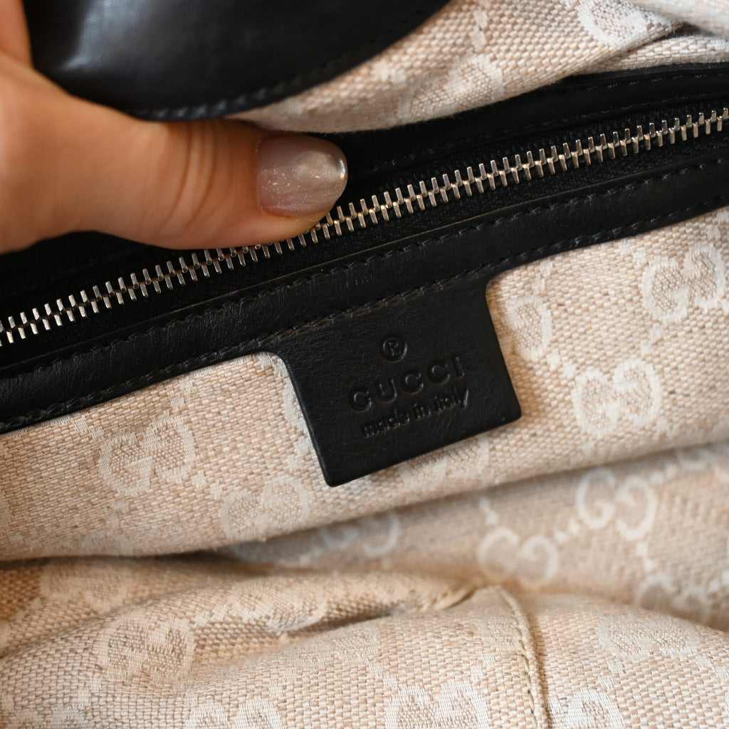 Gucci Soft Stirrup Calfskin Hobo Bag