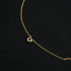 Tiffany & Co. Elsa Perreti Diamonds by the Yard Single 0.08ct Diamond Pendant Necklace - Leluxe Vintage Sdn. Bhd.