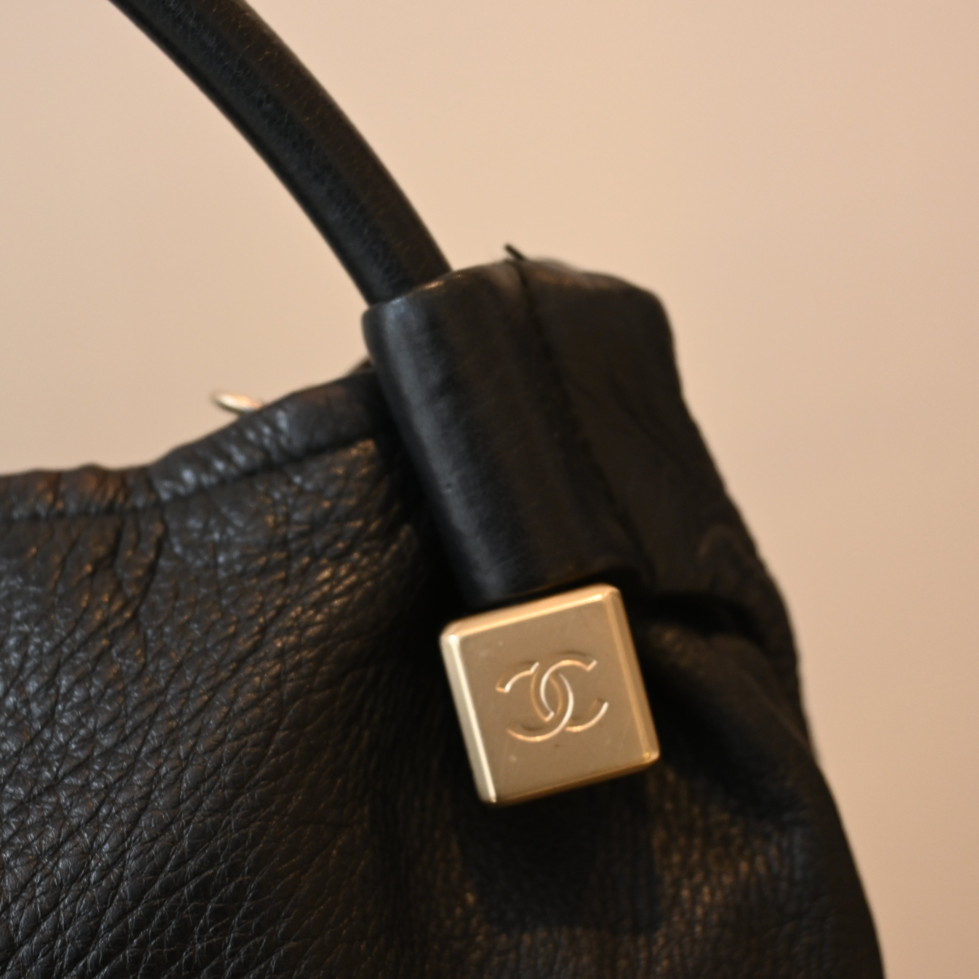 Chanel CC Dice Fringe Hobo Shoulder Bag