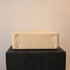 Chanel Chocolate Bar Vertical Tote Beige