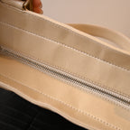 Chanel Chocolate Bar Vertical Tote Beige