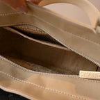 Chanel Chocolate Bar Vertical Tote Beige