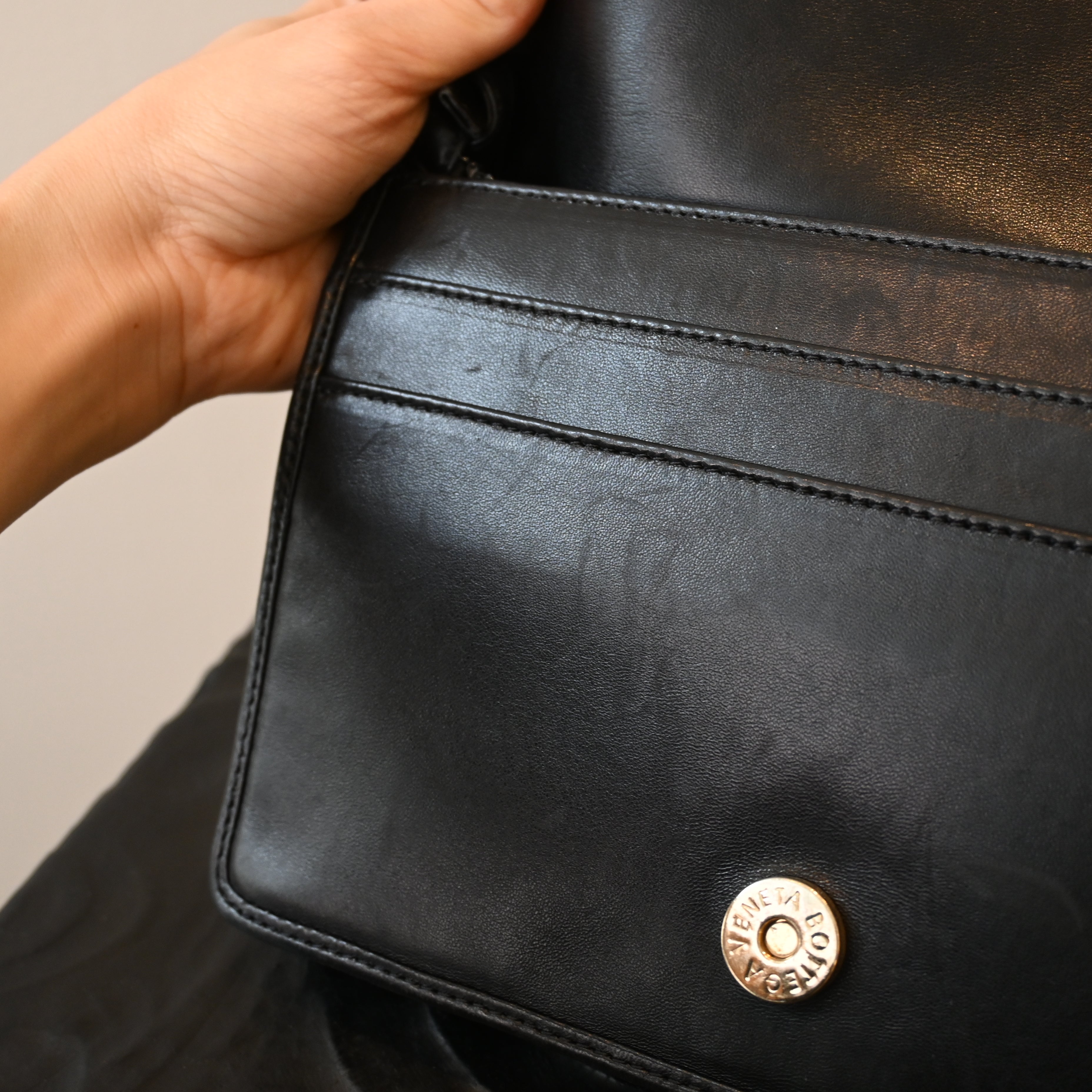 Bottega Veneta Intrecciato Leather Shoulder Bag