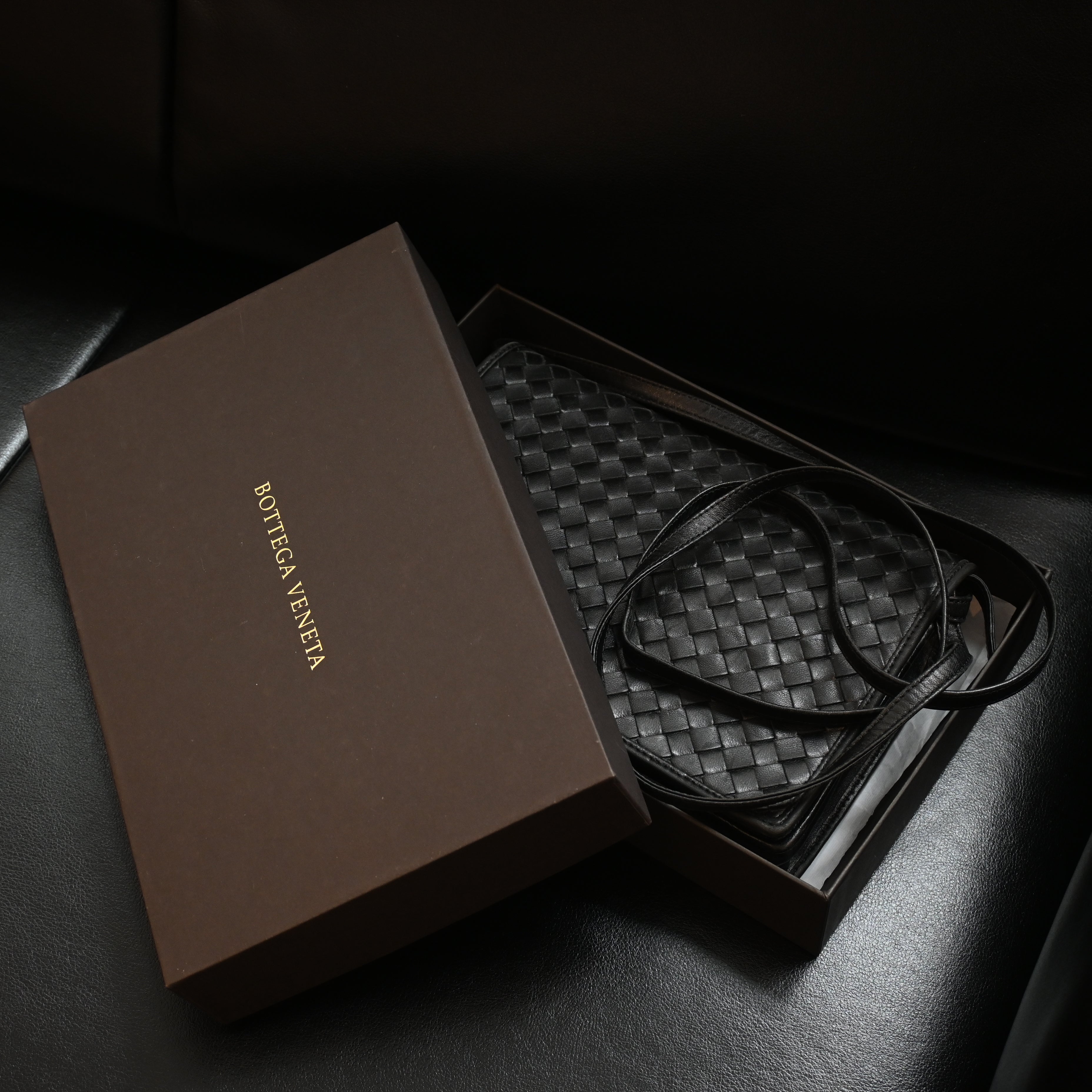 Bottega Veneta Intrecciato Leather Shoulder Bag