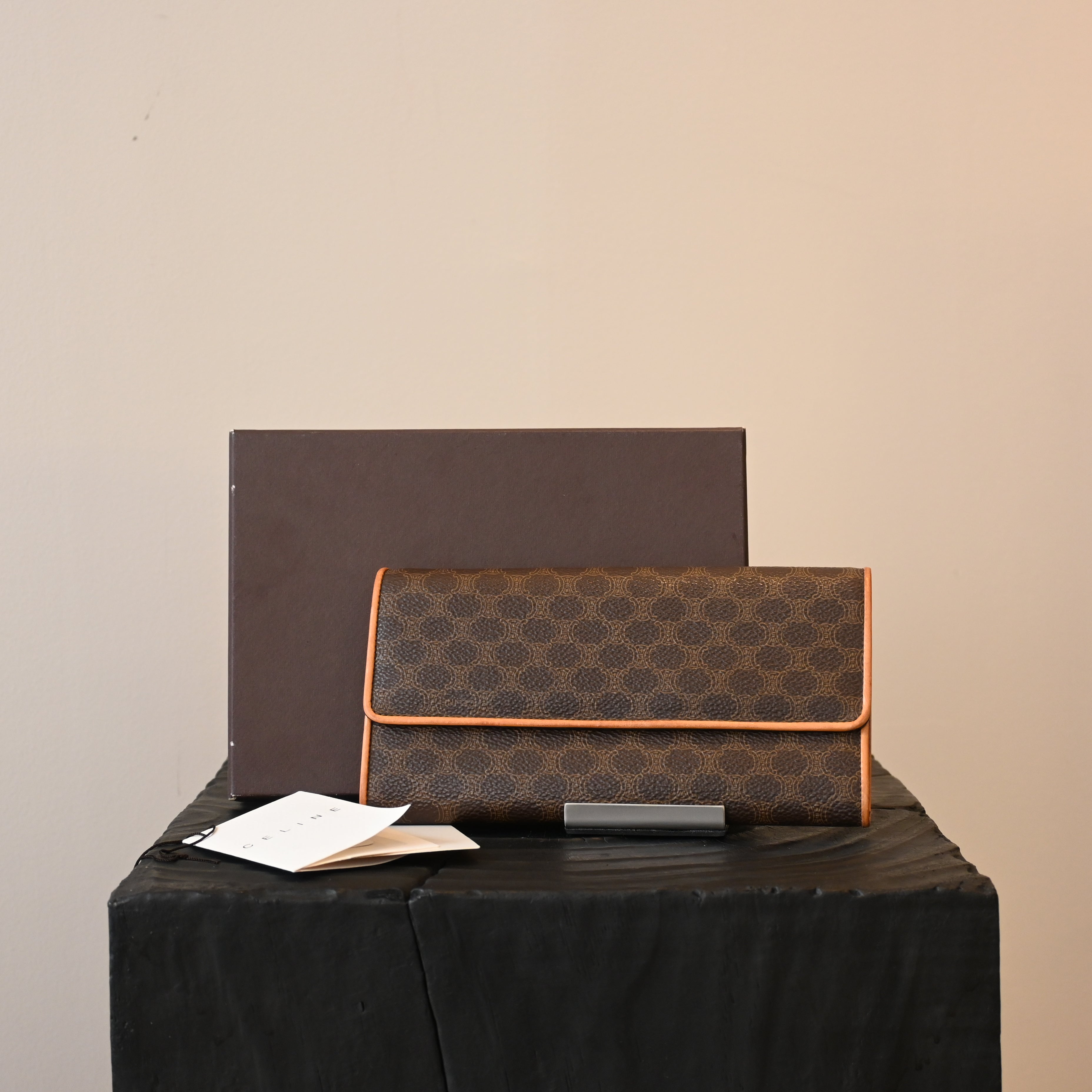Celine Macadam Triomphe Long Wallet