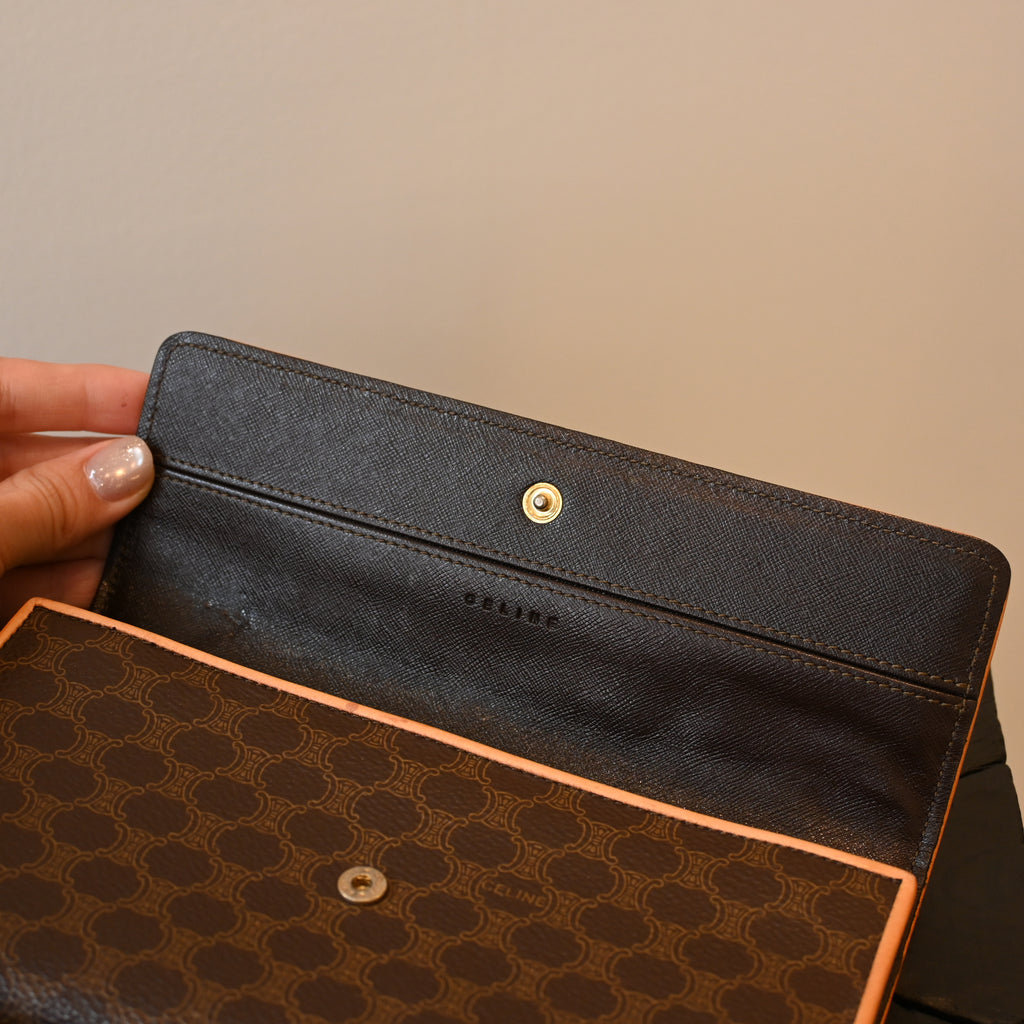 Celine Macadam Triomphe Long Wallet