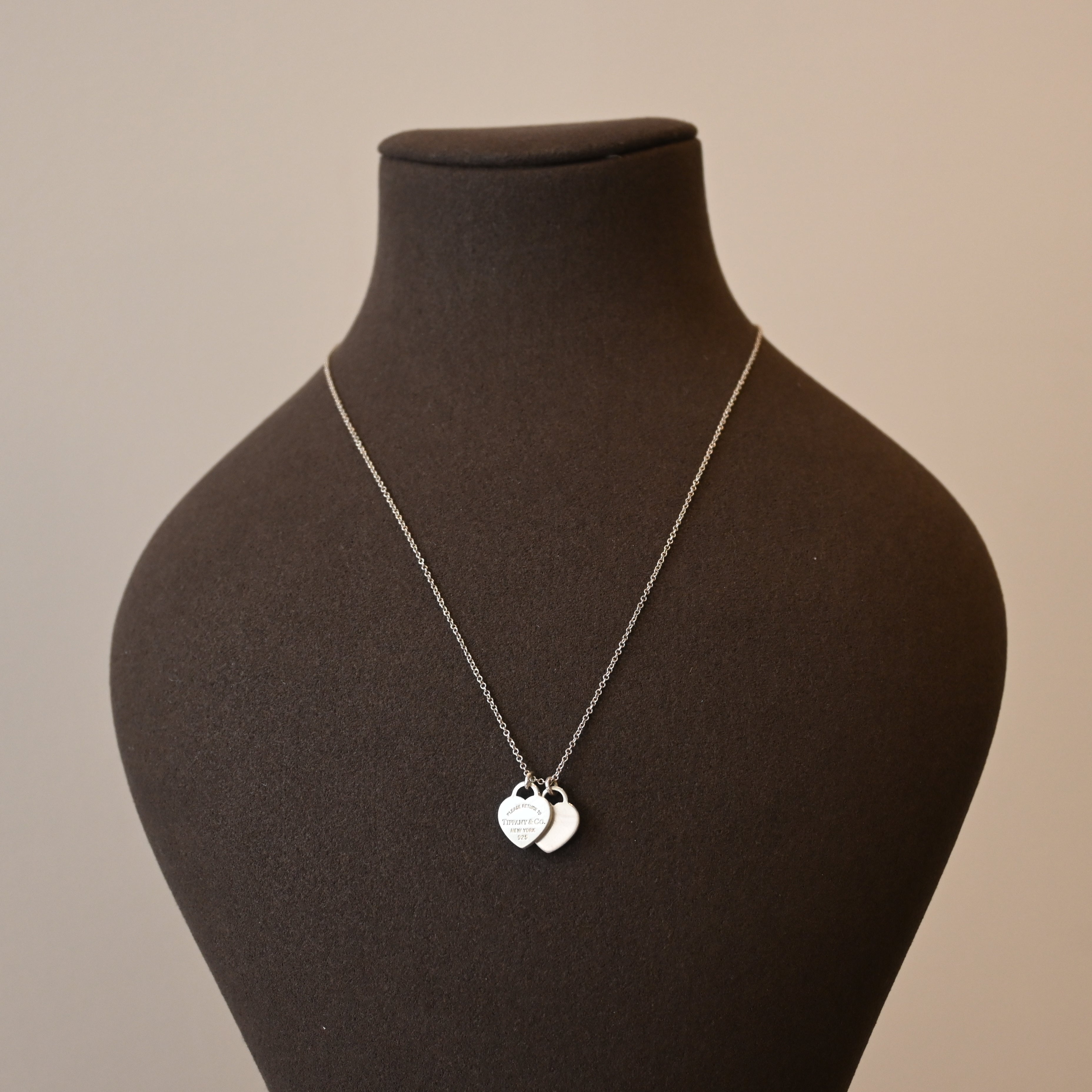Tiffany & Co. Return to Tiffany Double Heart Tag Necklace