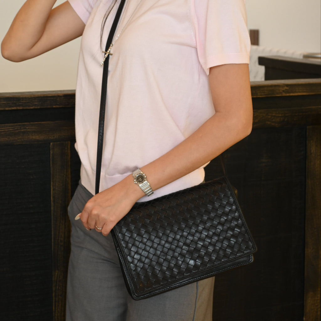 Bottega Veneta Intrecciato Leather Shoulder Bag