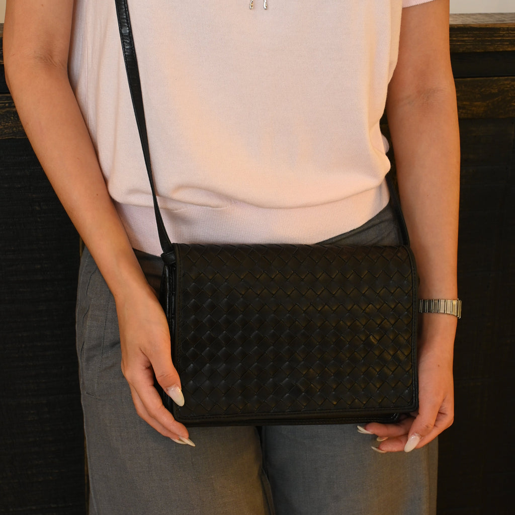 Bottega Veneta Intrecciato Leather Shoulder Bag