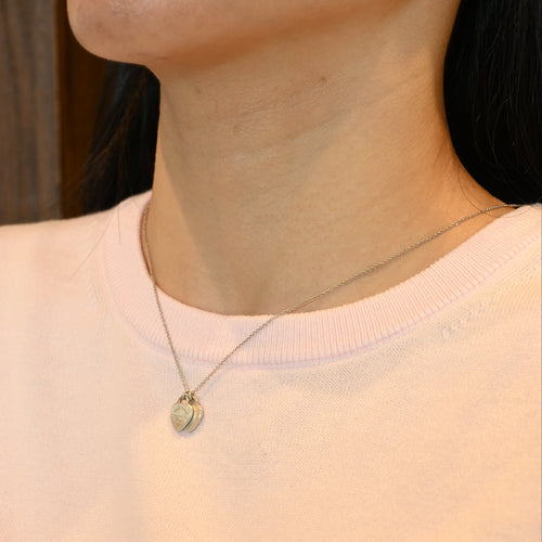 Tiffany & Co. Return to Tiffany Double Heart Tag Necklace