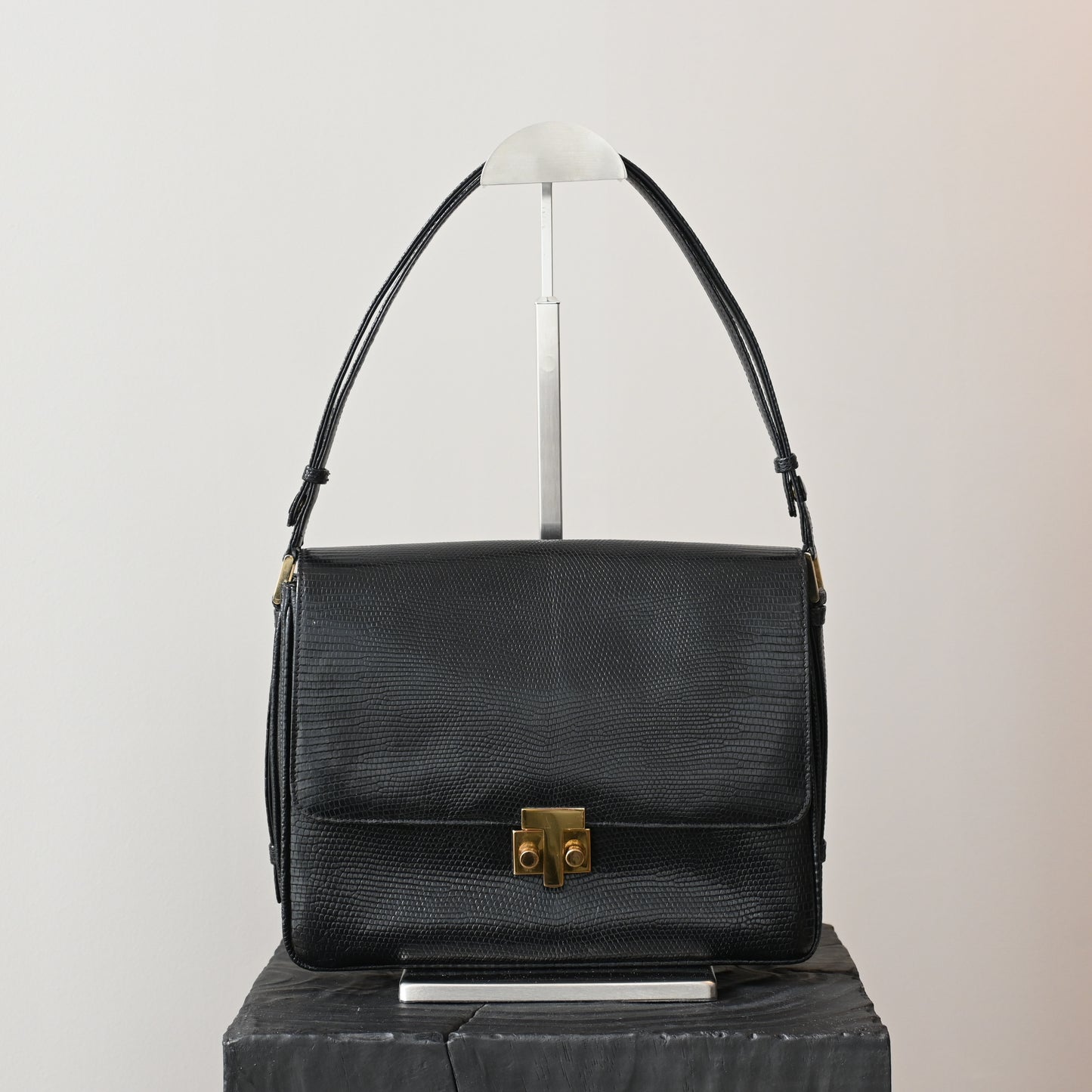 Tiffany & Co Lizard Leather Shoulder Bag