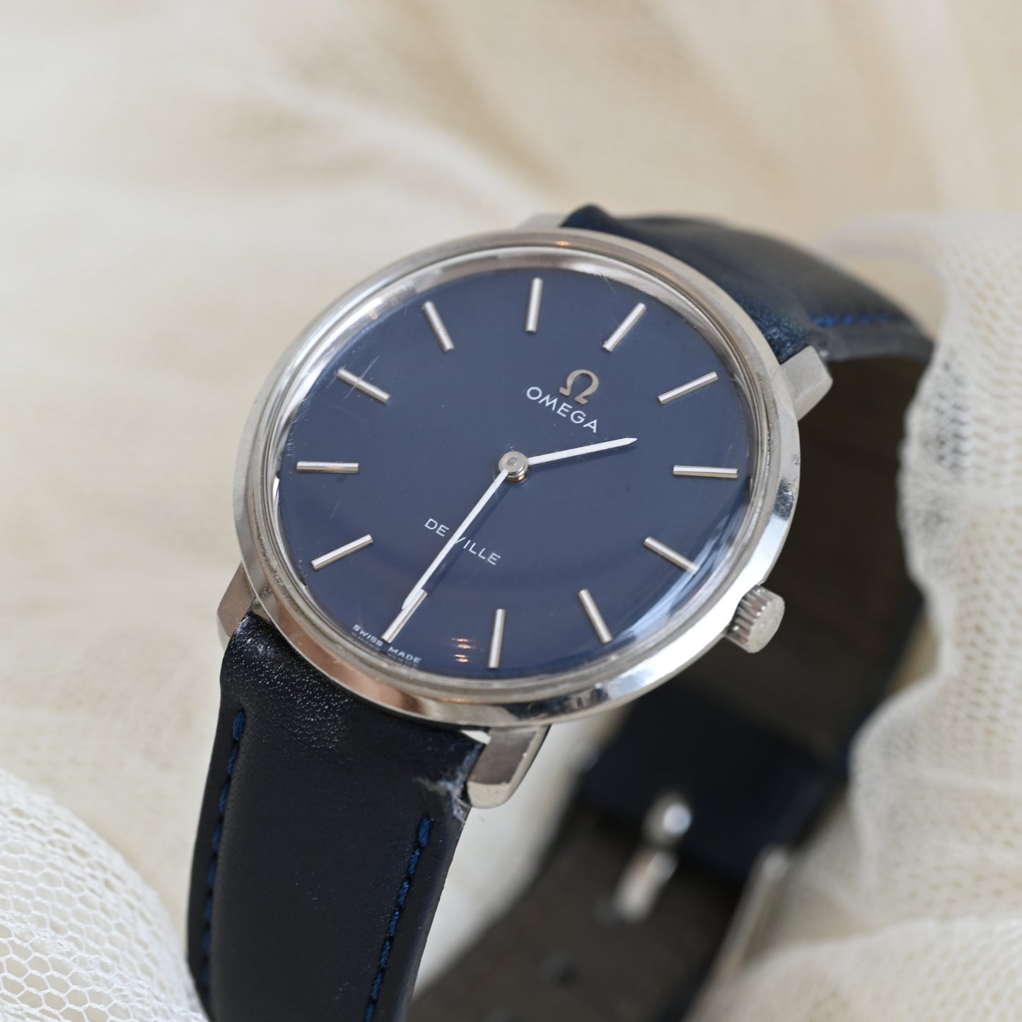 Omega De Ville Blue Dial 1970's