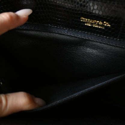 Tiffany & Co Lizard Leather Shoulder Bag