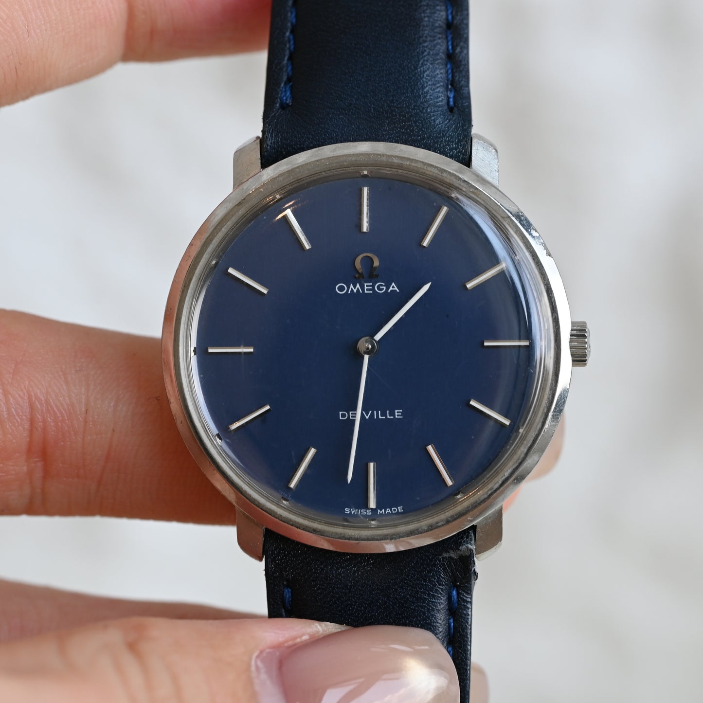 Omega De Ville Blue Dial 1970's