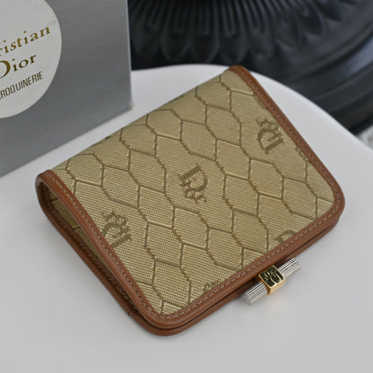 Dior Coin Pouch Honeycomb Vintage - Leluxe Vintage Sdn. Bhd.