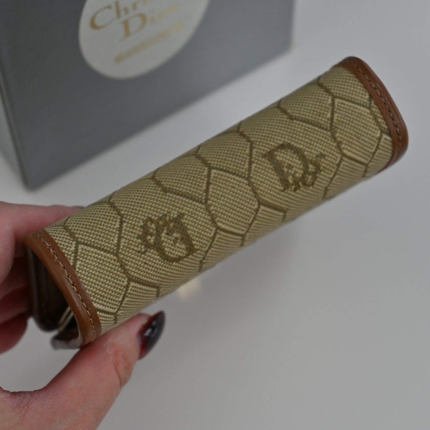 Dior Coin Pouch Honeycomb Vintage