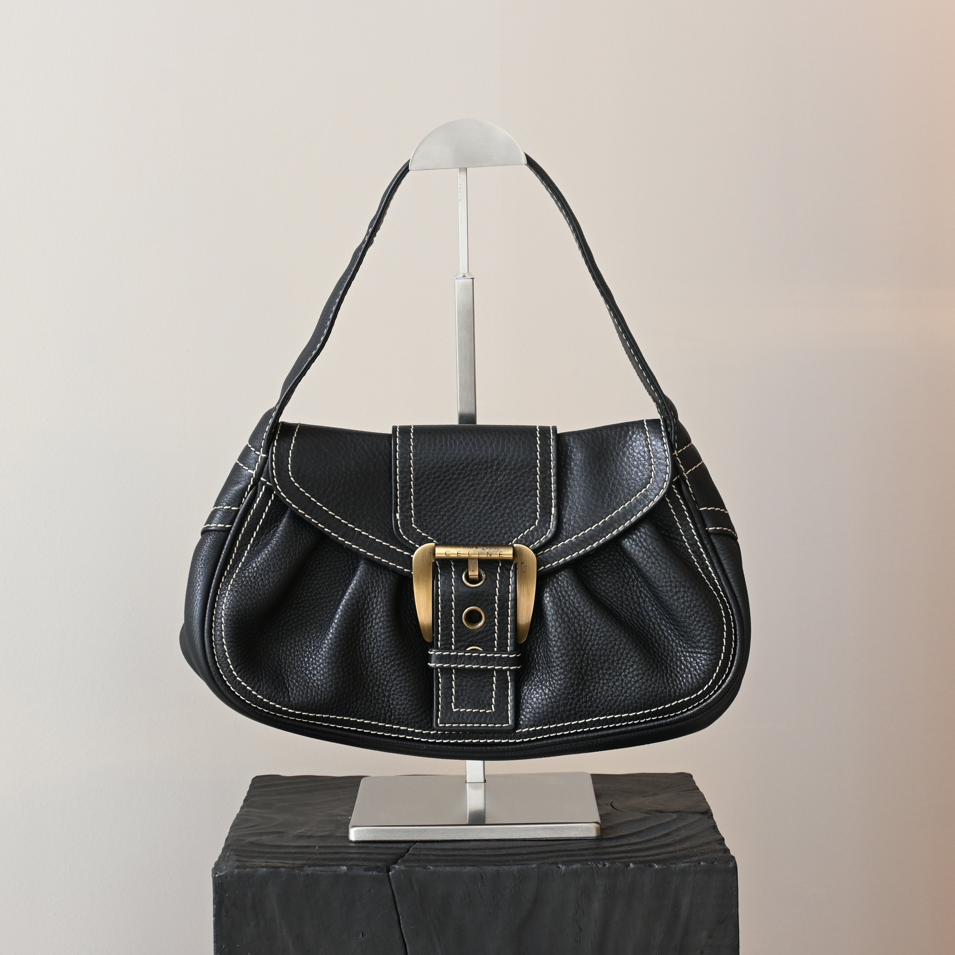 Celine Hobo Black - Leluxe Vintage Sdn. Bhd.