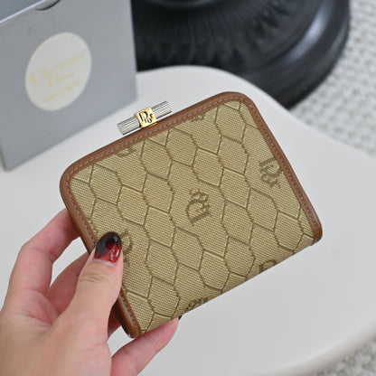 Dior Coin Pouch Honeycomb Vintage