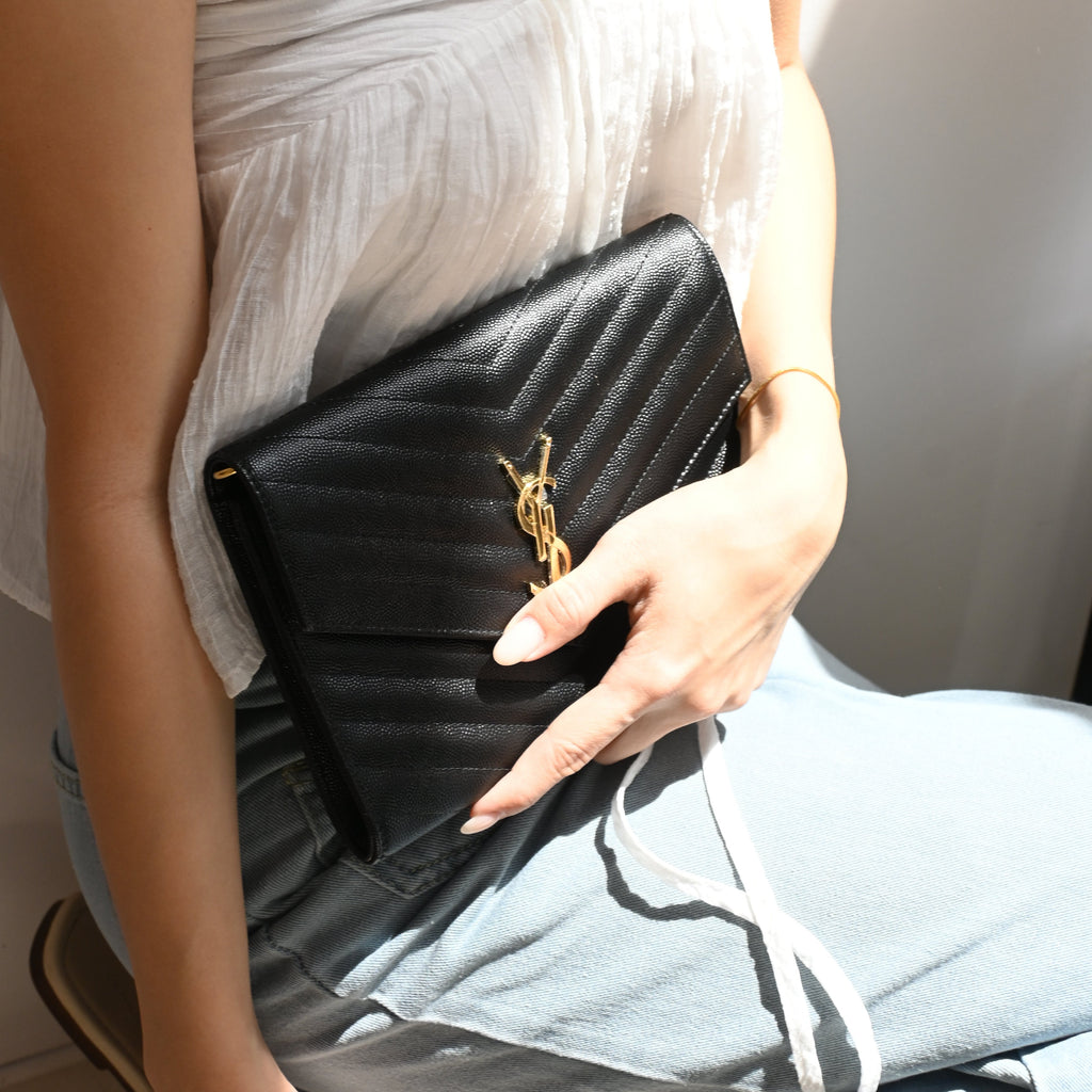 YSL Classic Flap Pouch - Leluxe Vintage Sdn. Bhd.