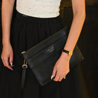 Prada 2VF019 Black Saffiano Pouch