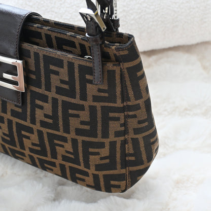 Fendi Zucca Monogram Canvas Shoulder Bag