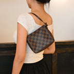 Louis Vuitton Damier Ebene Trousse Pochette Bag