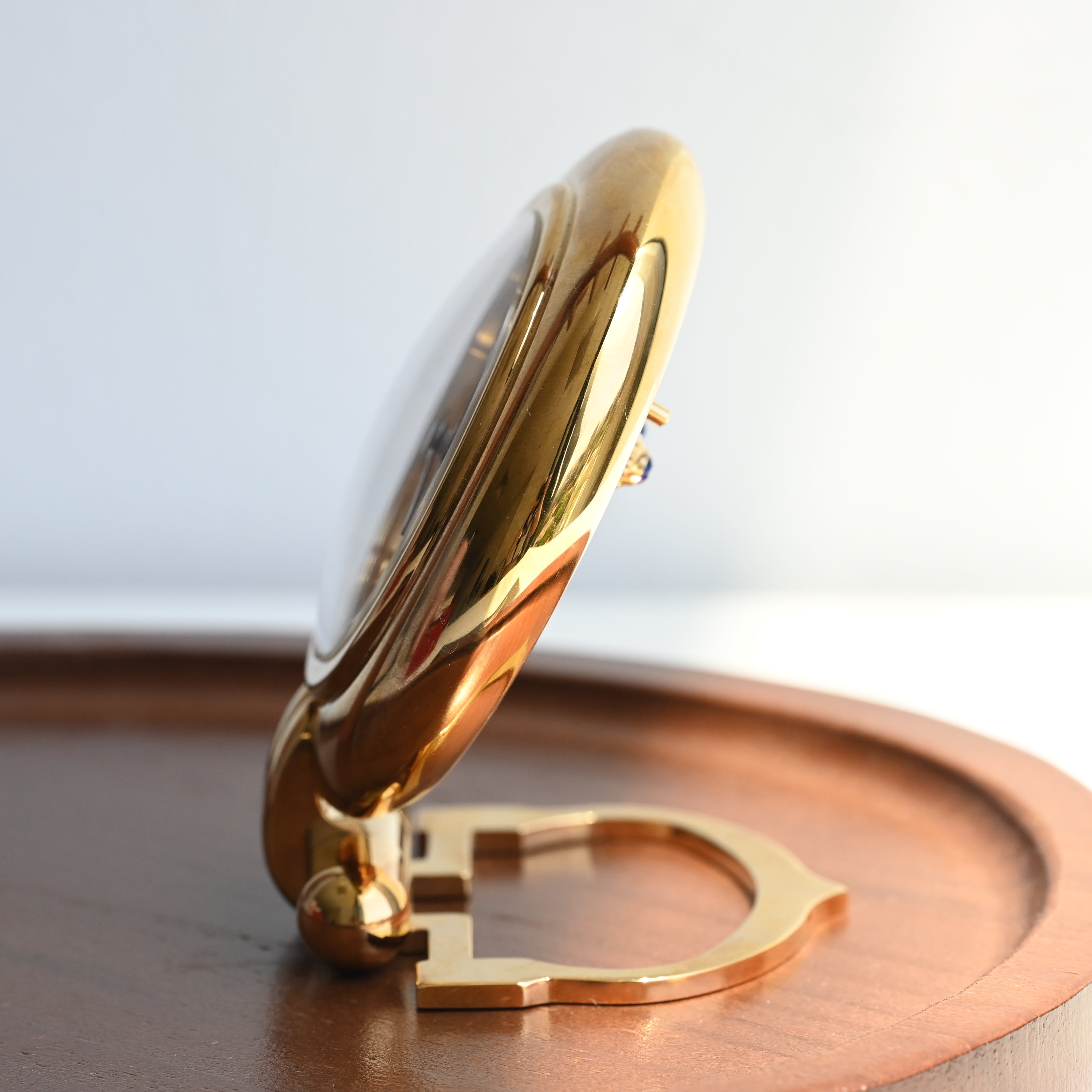 Cartier Colisee Travel Desk Alarm Clock 0562957 - Leluxe Vintage Sdn. Bhd.