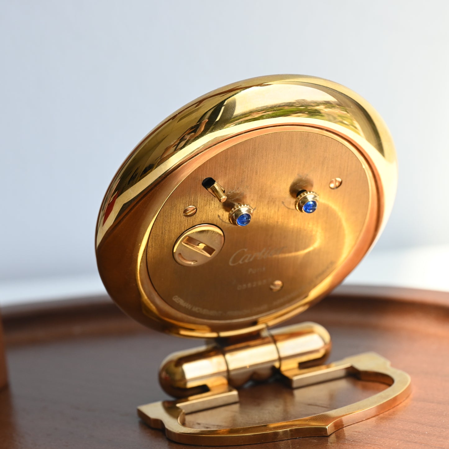 Cartier Colisee Travel Desk Alarm Clock 0562957